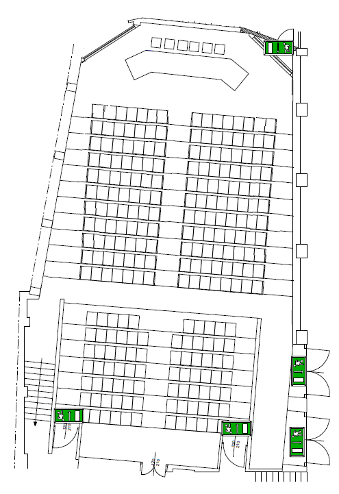 Piantina Aula maggiore